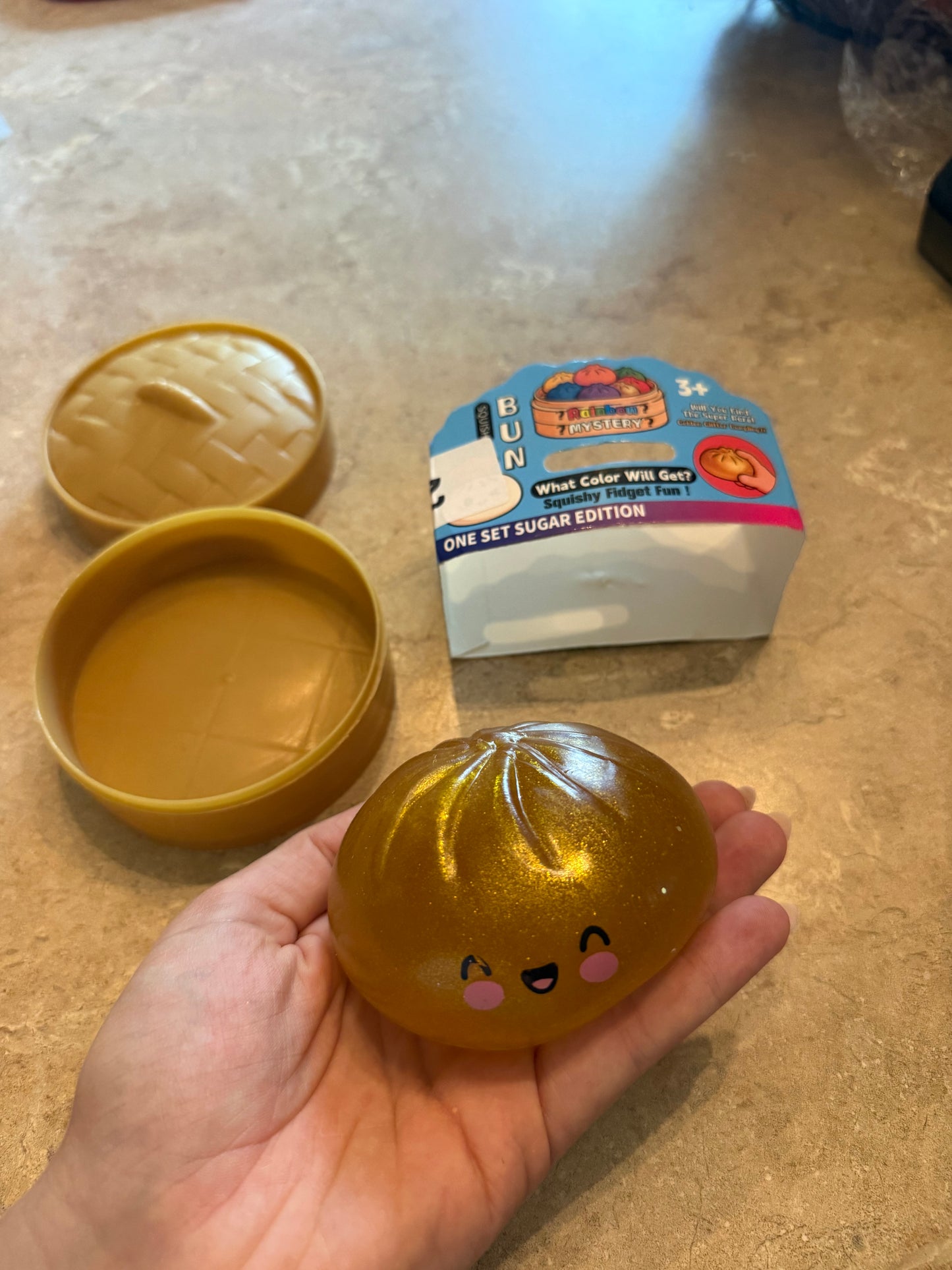 Large GOLD Dumpling Squishy
