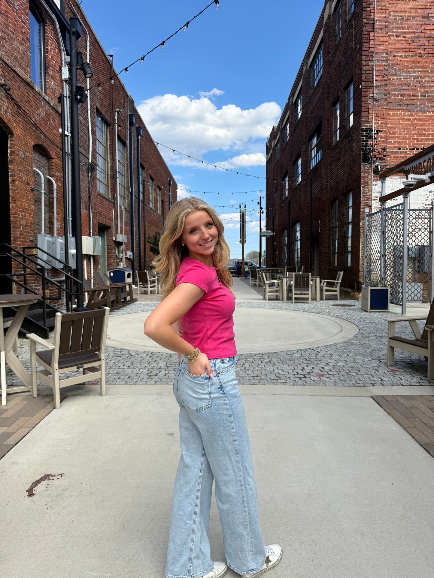 Lulu Mac pink tee