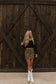 Leopard Mini SKIRT! Bow detail !