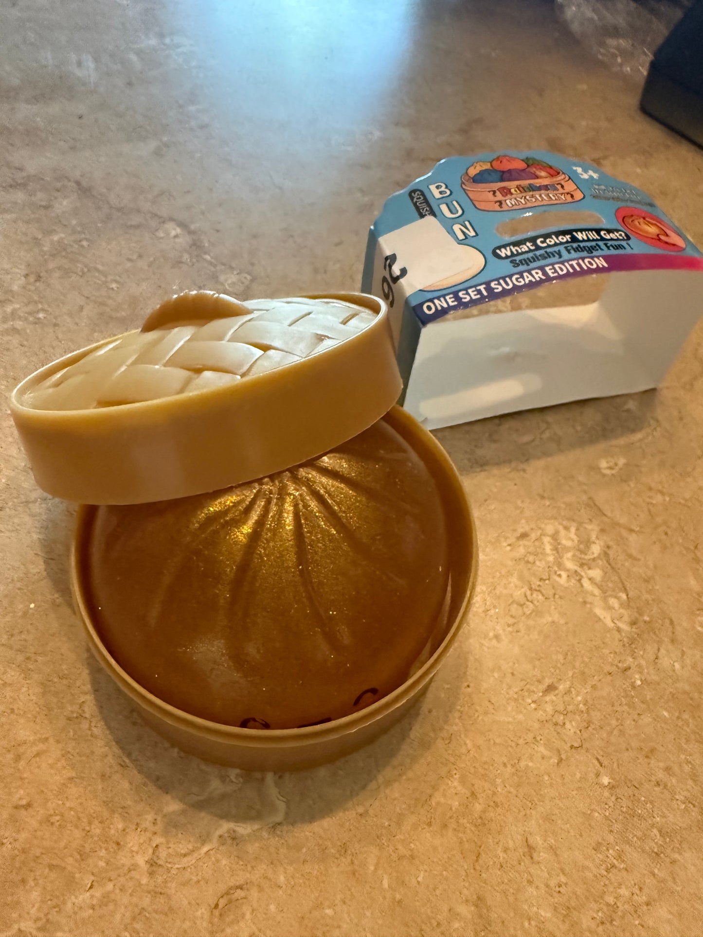 Large GOLD Dumpling Squishy
