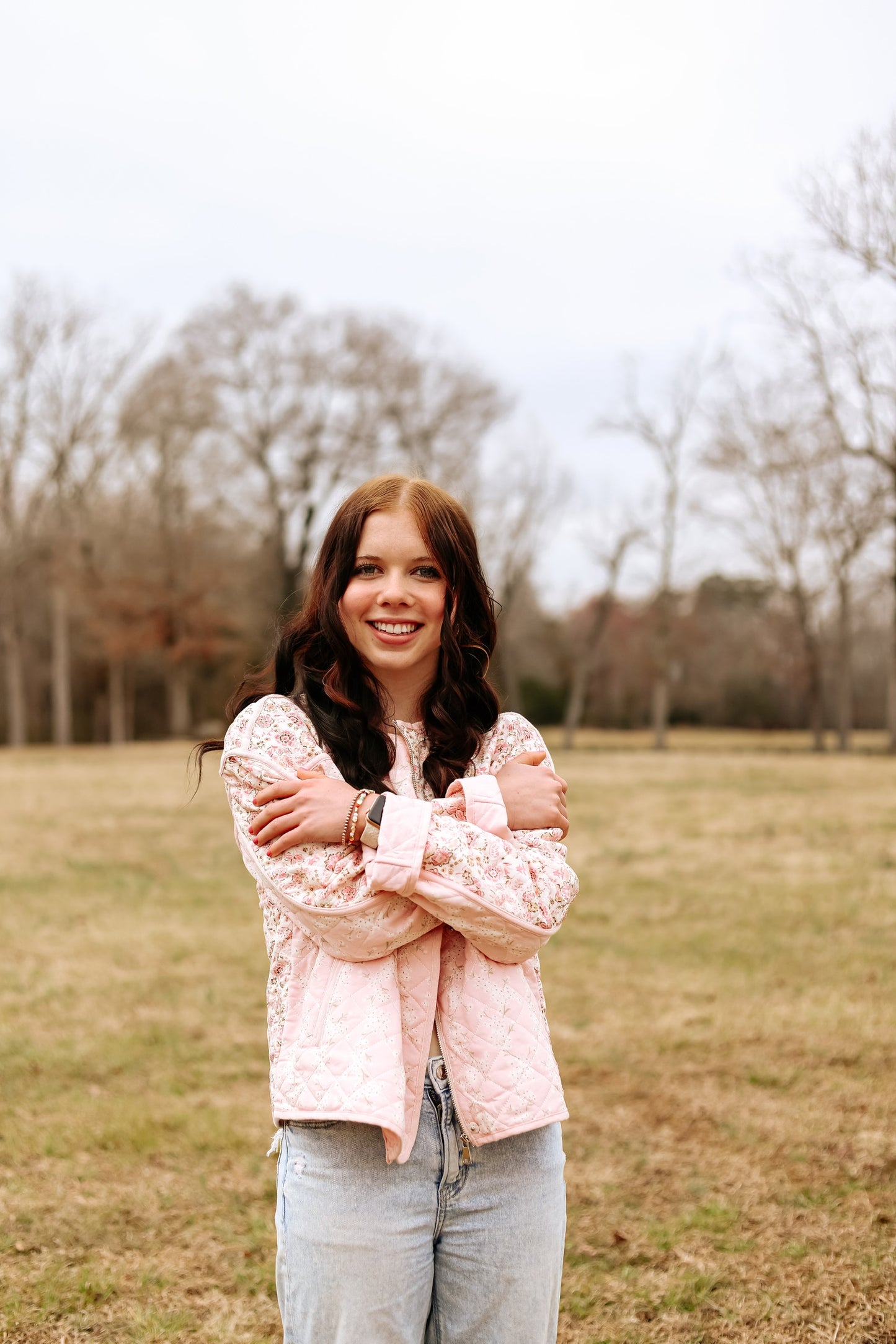 Ditsy floral jacket