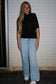 Black Shabby Chic top ￼