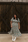 Curvy teal floral maxi!