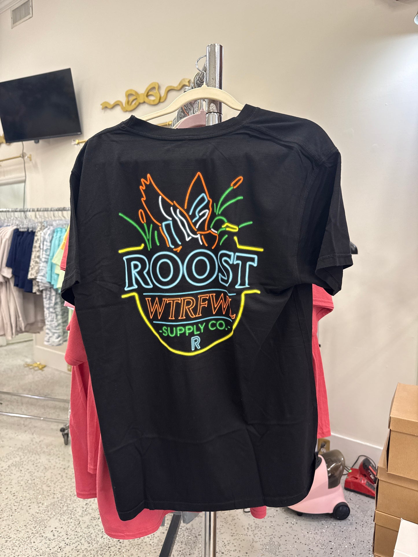 Neon roost T shirt