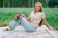 Soft sand scalloped cardigan
