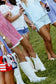 Baby blue SHORTS bow set