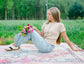 Soft sand scalloped cardigan