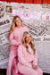 Pink stripes set