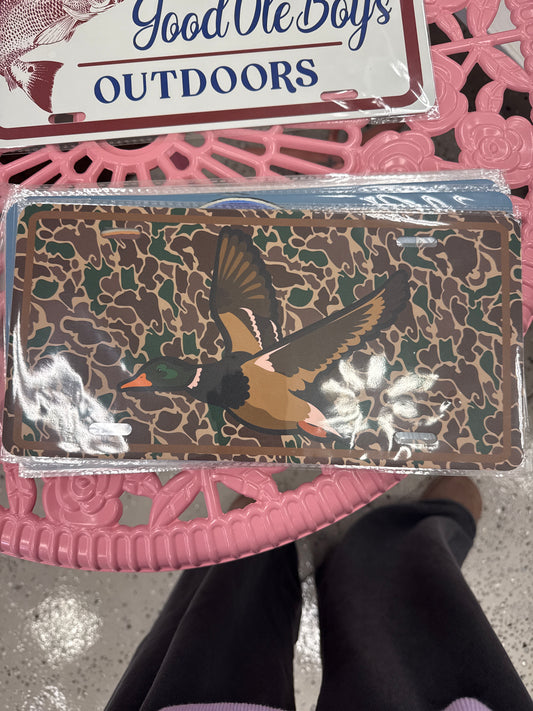 Backwoods mallard plate