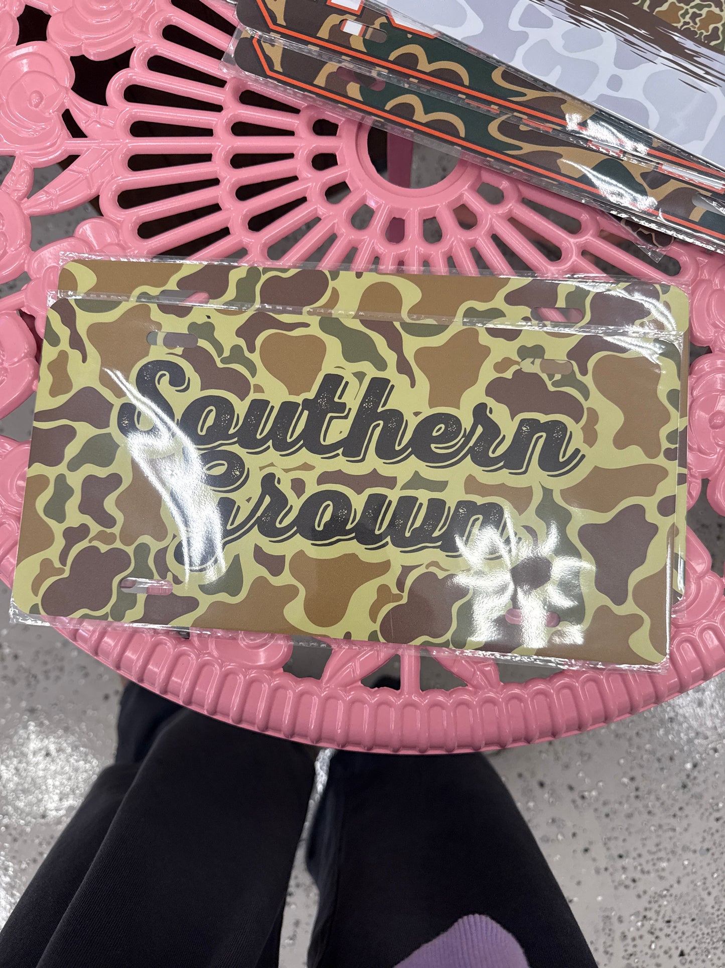Southern grown plate