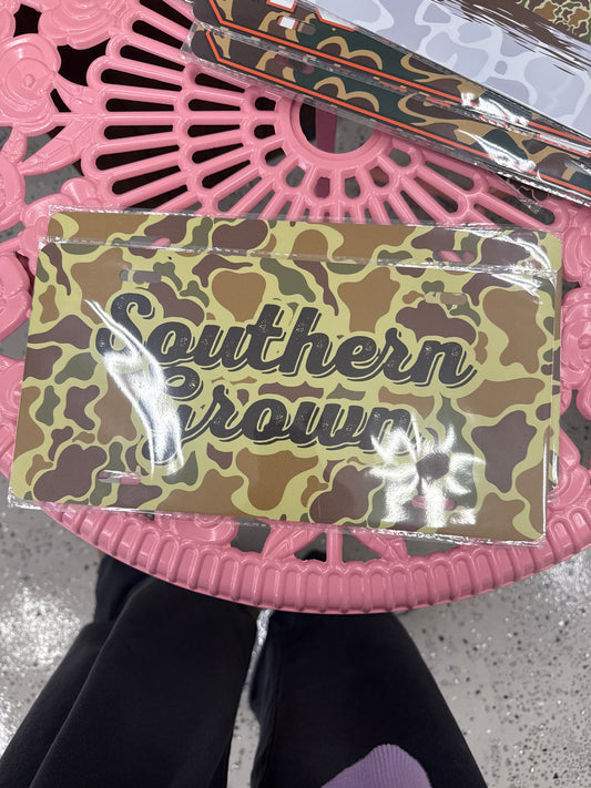 Southern grown plate