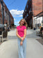 Lulu Mac pink tee