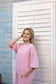 Light pink reversible romper!