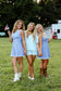 Baby blue SHORTS bow set