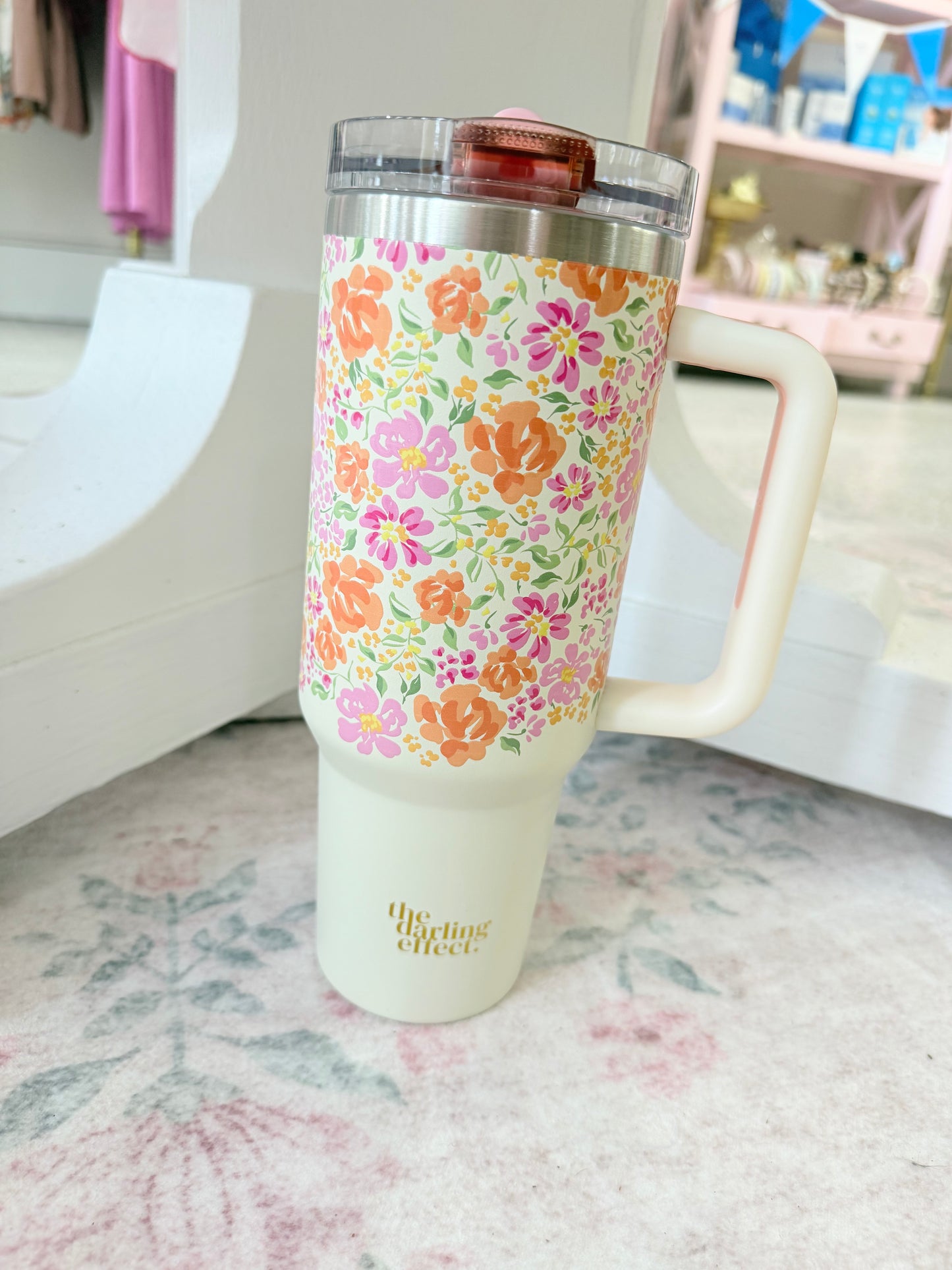 40 oz Lifestyle Flip Straw Tumbler - Secret Garden