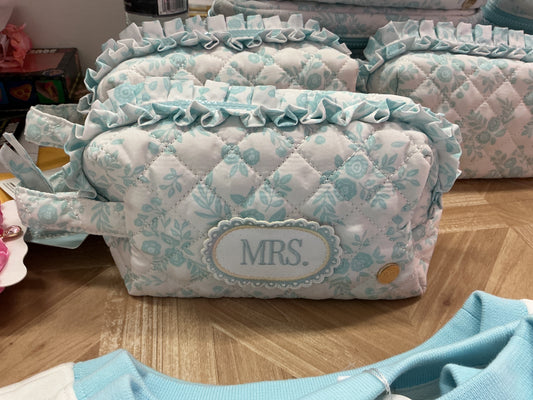 Bride collection, essentials, quilted, cosmic bag