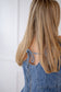 Blue Jean baby denim romper