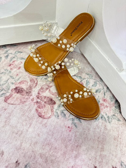 Lucille pearl sandals