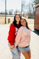 Western pink crewneck!