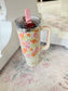 40 oz Lifestyle Flip Straw Tumbler - Secret Garden