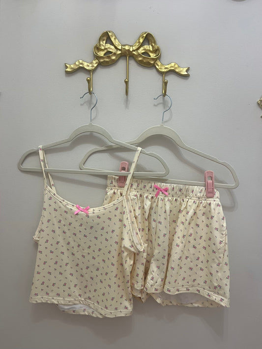 Butter Yellow Floral PJ's