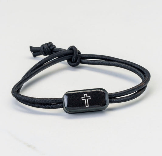 Black tie tap to pray adjustable