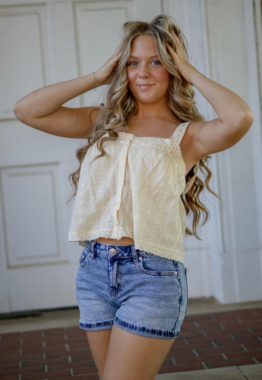 Pretty Lacey mini tank