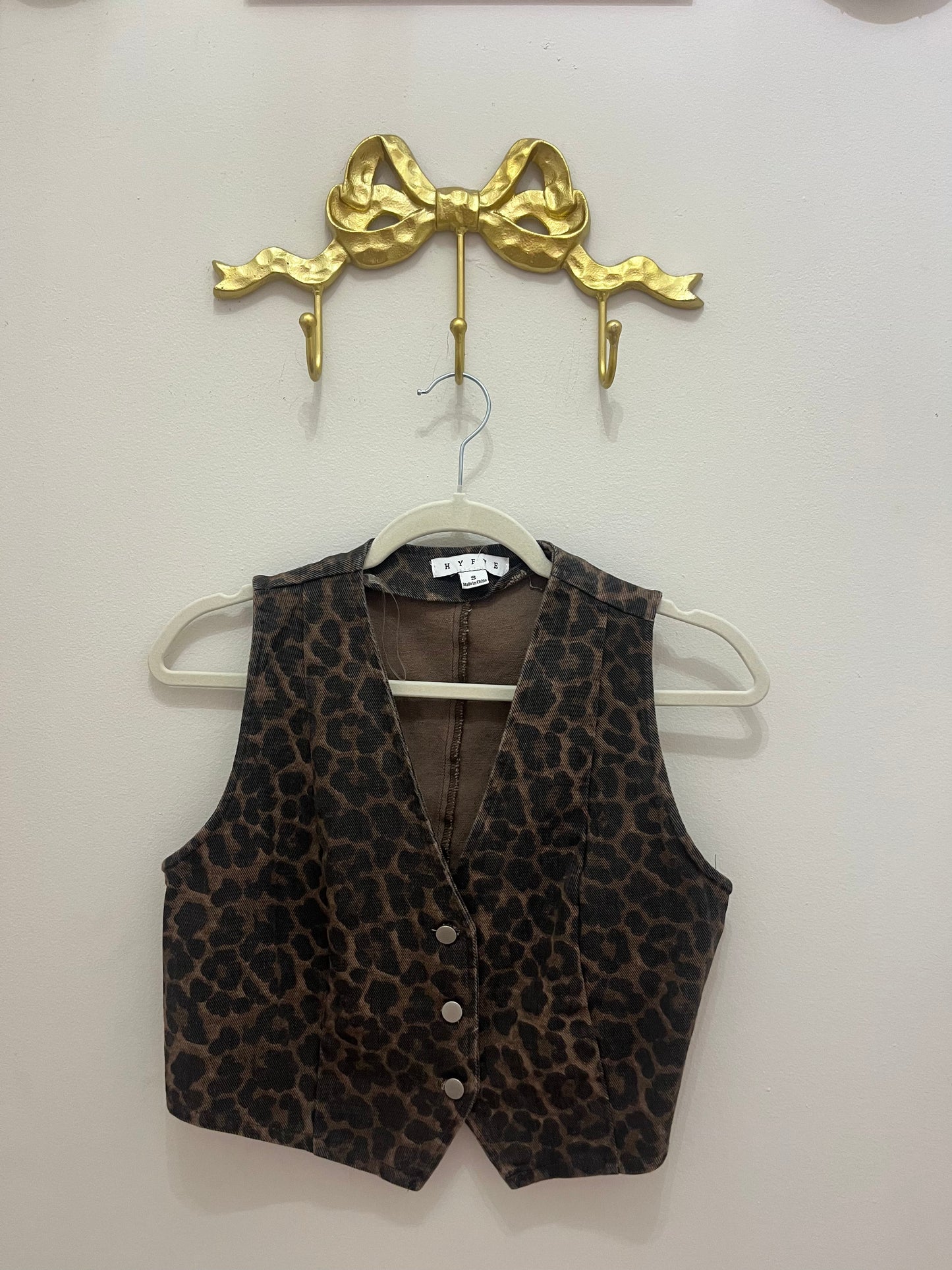 Leopard Vest