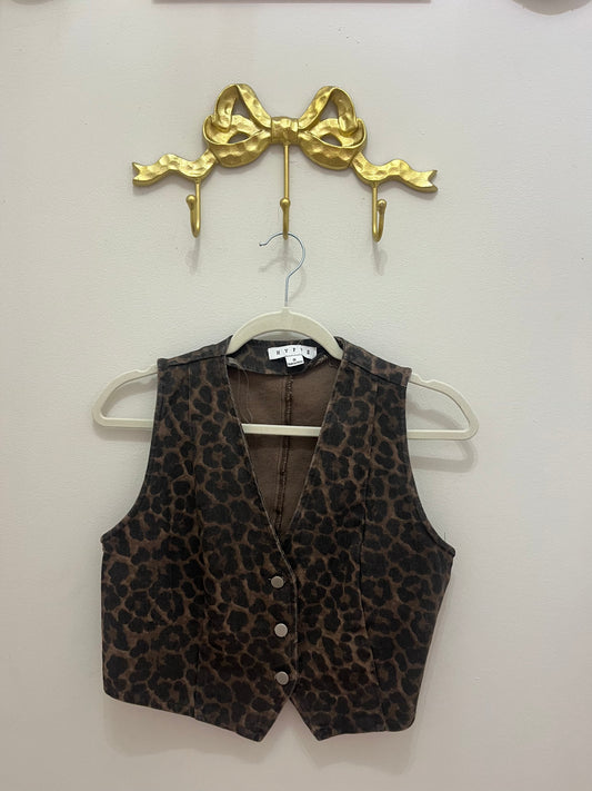 Leopard Vest