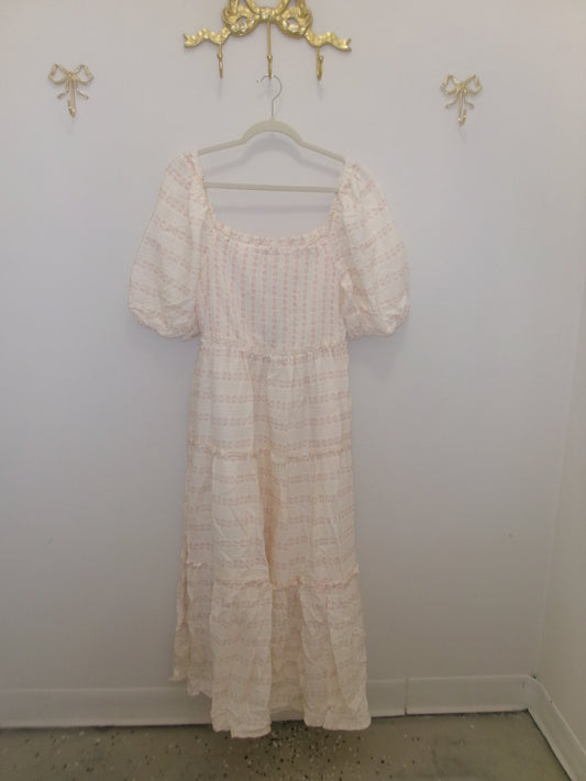 Pastel floral maxi