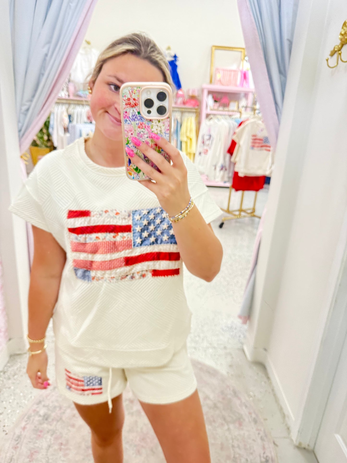 Quilted flag set