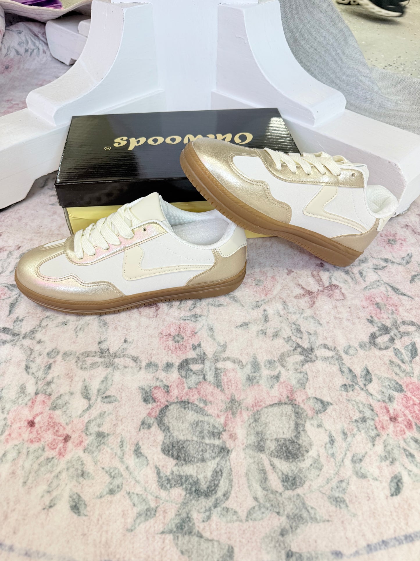 Gold Giana’s sneakers