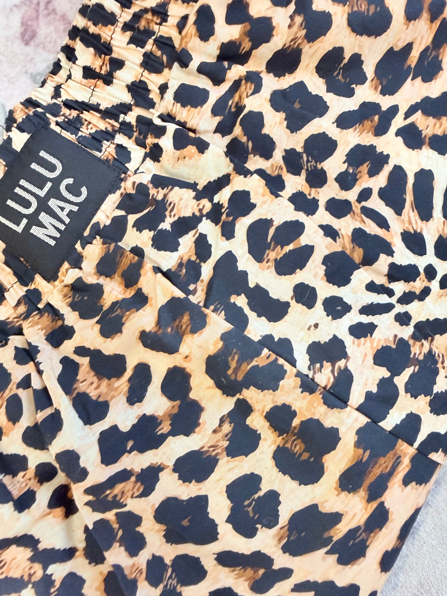Leopard print Lulu Mac shorts