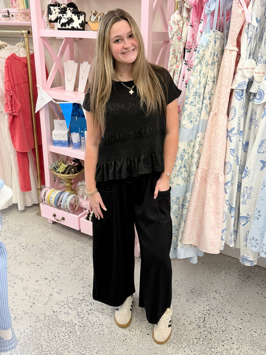 Classic Black Pants set!