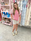 Ribbed Pink LSF patchwork set