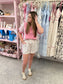 Ribbed Pink LSF patchwork set