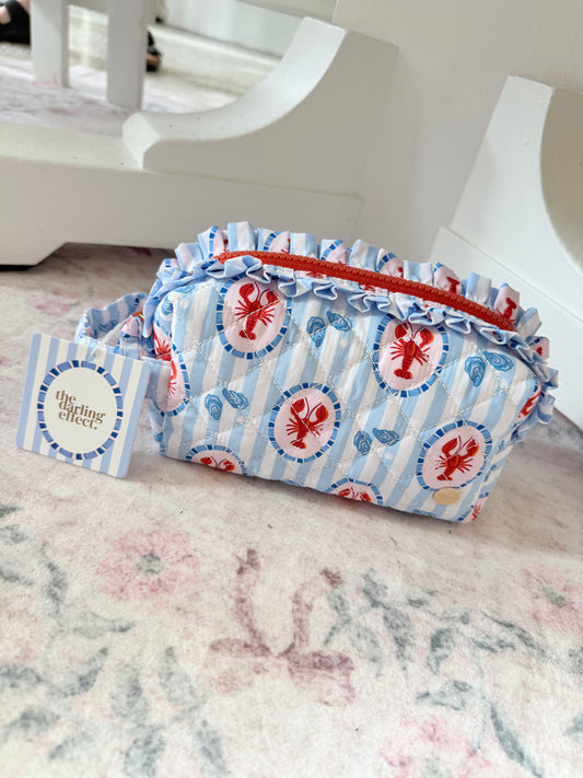 Essentials Quilted Cosmetic Pouch - Harbor House