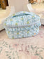 Glam & Go Quilted Cosmetic Bag - Oh So Fancy Blue