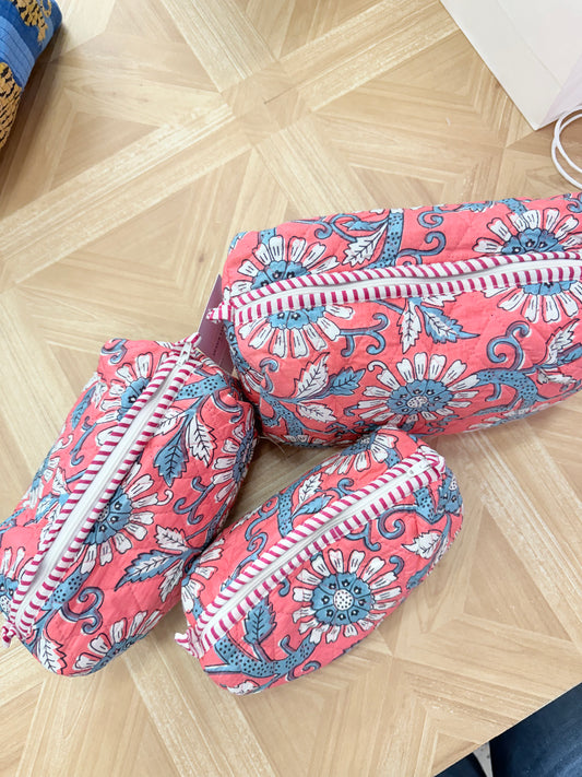 3 N 1 Makeup bags coral vera￼, Bradley, and Jean