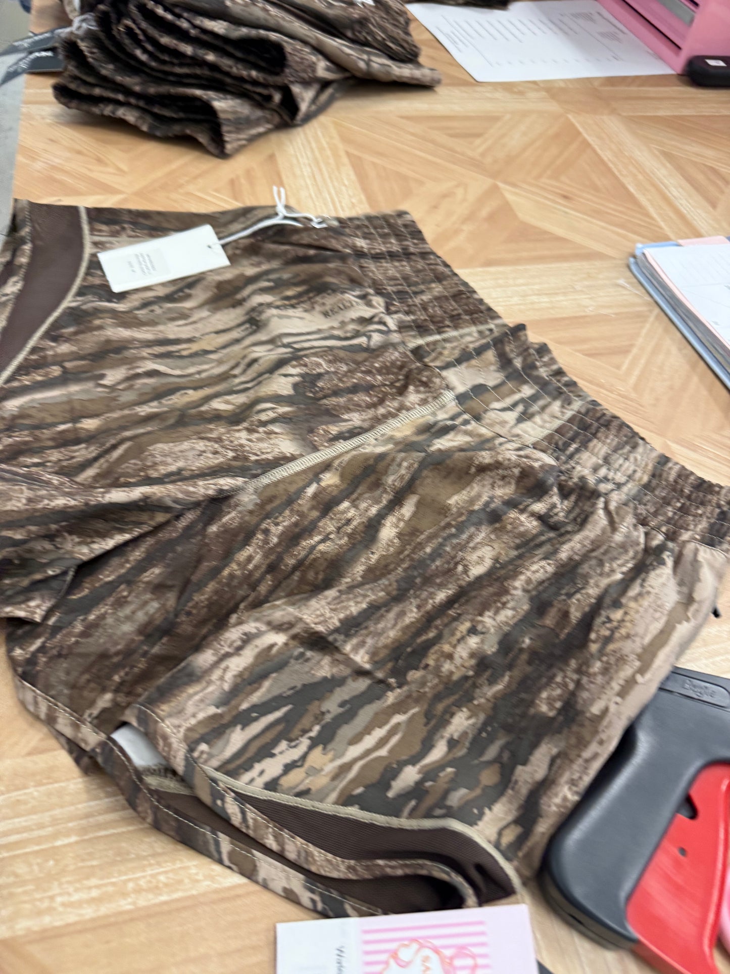 Mossy oak camo shorts!