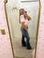 Judy blue boot cut cuff jeans!