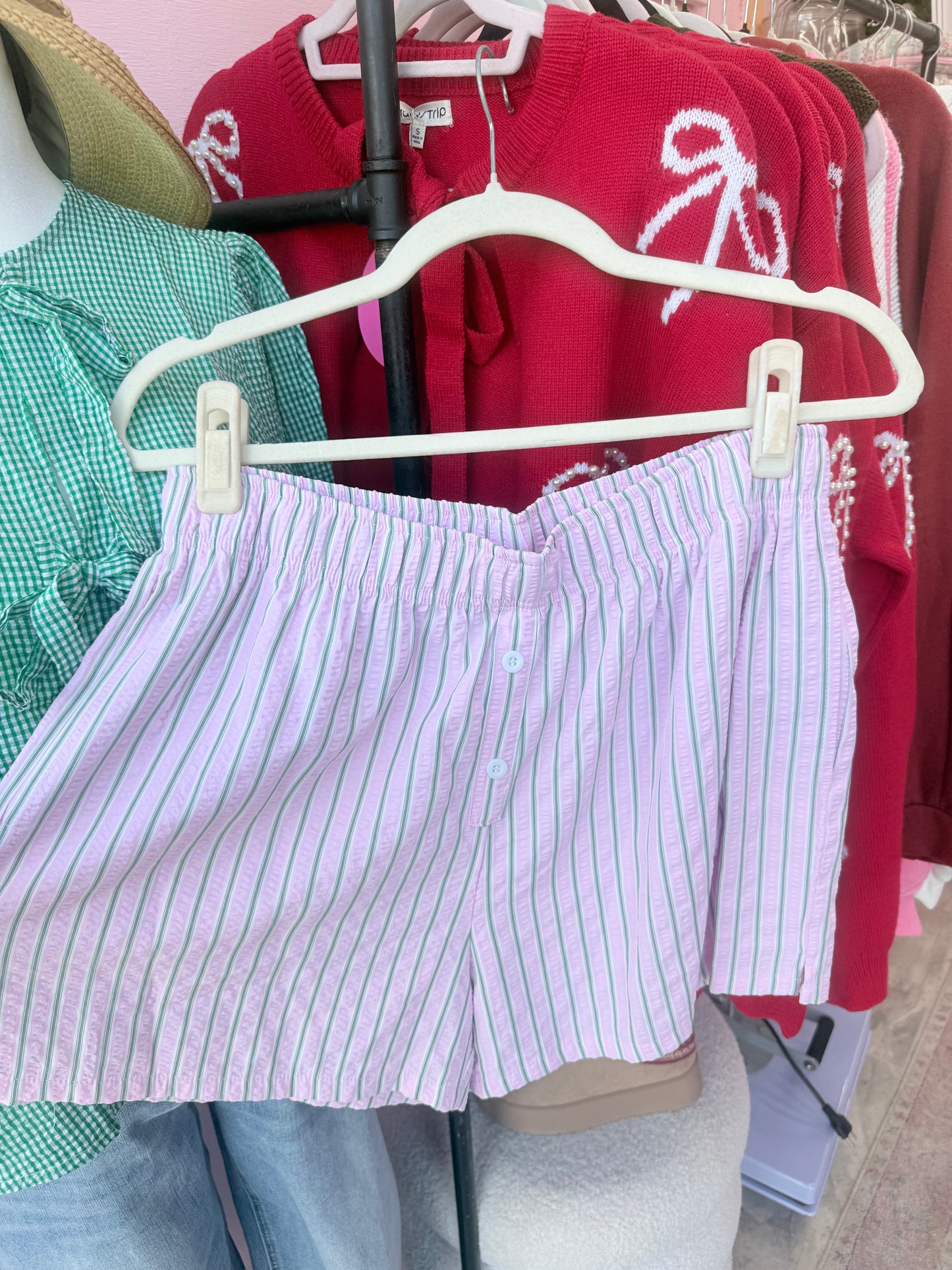Stripe shorts