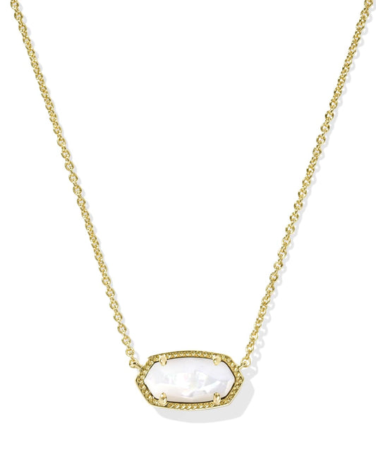 Elisa Necklace, Gold/Ivory MOP