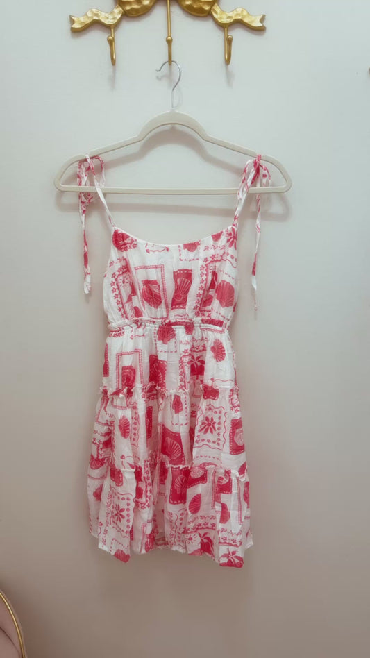 Beach stamped sundress